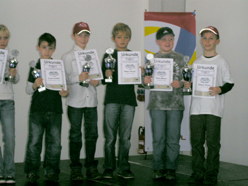 Siegerehrung Thüringenmeisterschaft 2009 Nora